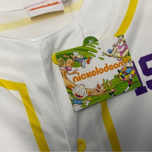 NWT Unisex Nickelodeon Rugrats Born in the 90s White Jersey Medium - Picture 5 of 5